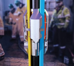 pre-installed cable protector for rigs